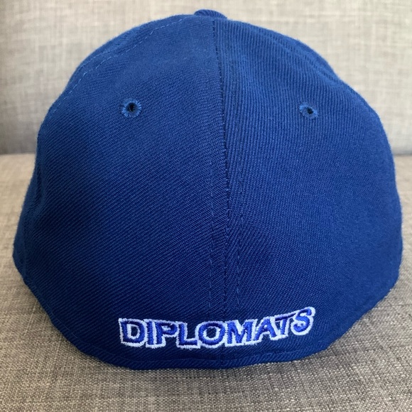 ¥*a様 DIPLOMATS キャップ 7 1/2 USED Diplomats Dipset NEW ERA CAP HAT SIZE 7 1/2 PURPLE